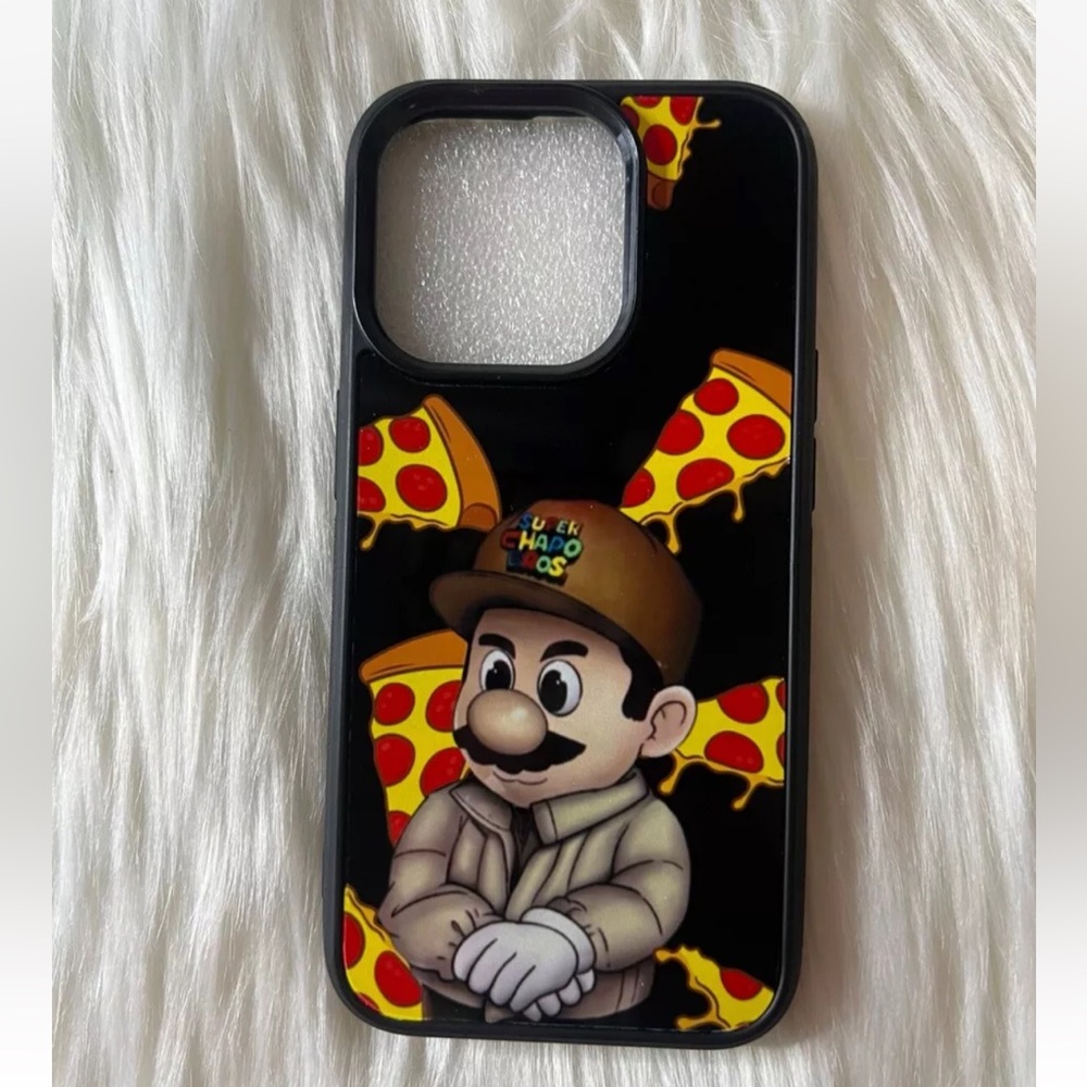 Handmade Chapo Guzman Cha-pizza Printed Phone Case Iphone / Samsung.
